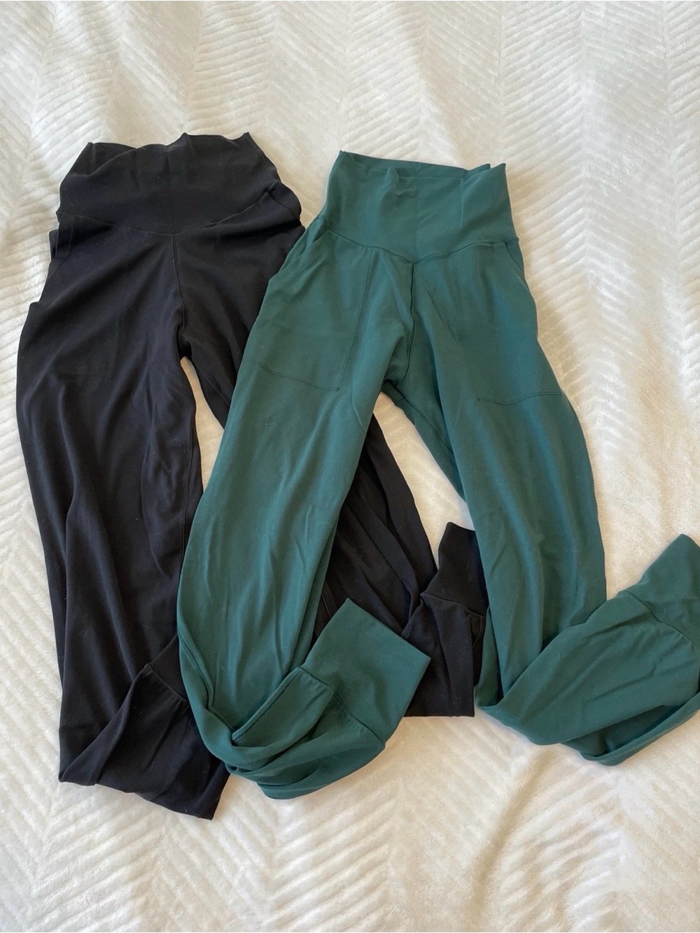 aerie Hooded Sweatshirt Duo in Black & Deep Green